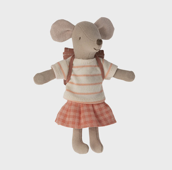 Maileg Tricycle Mouse Big Sister Coral 2024