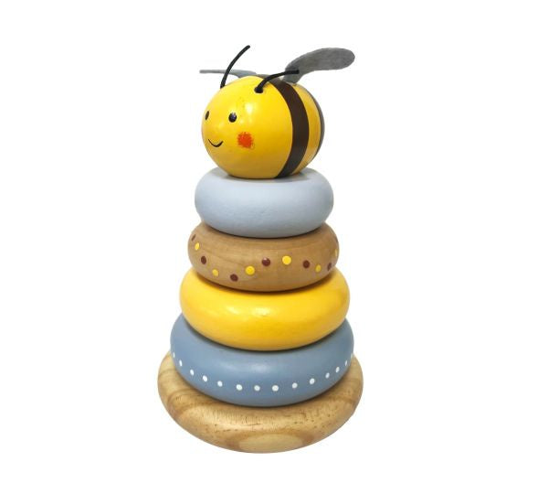 Wooden Bee Stacking Toy