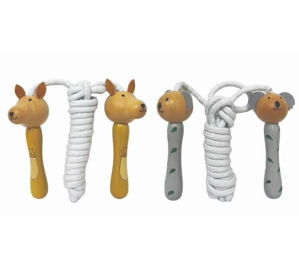 Wooden Koala  skipping rope