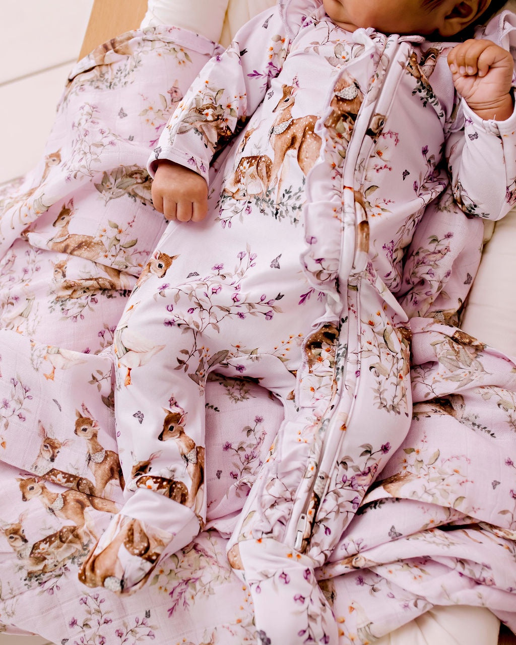 Enchanted Gardens Bamboo Zipsuit