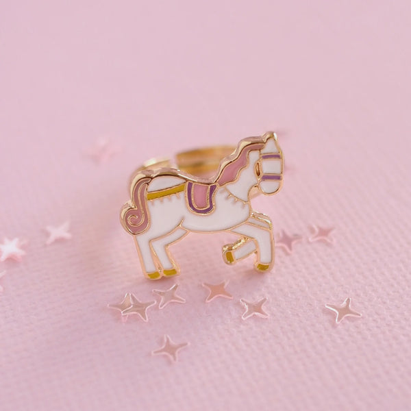 Lauren Hinkley Unicorn Carousel Ring boxed