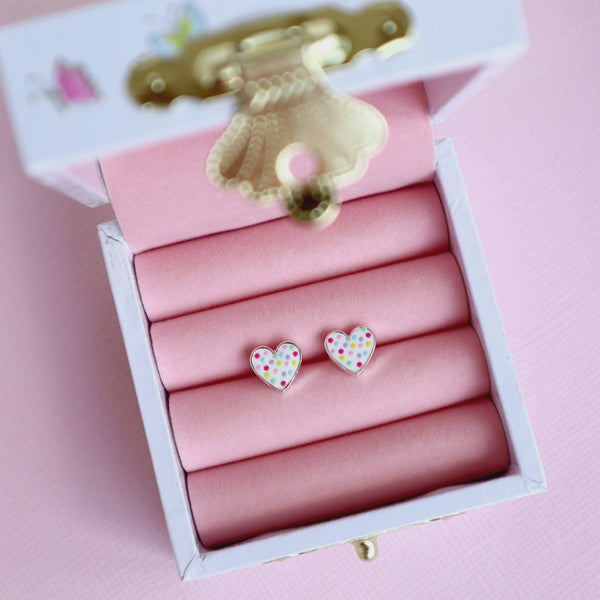 Lauren Hinkley Confetti Heart earrings