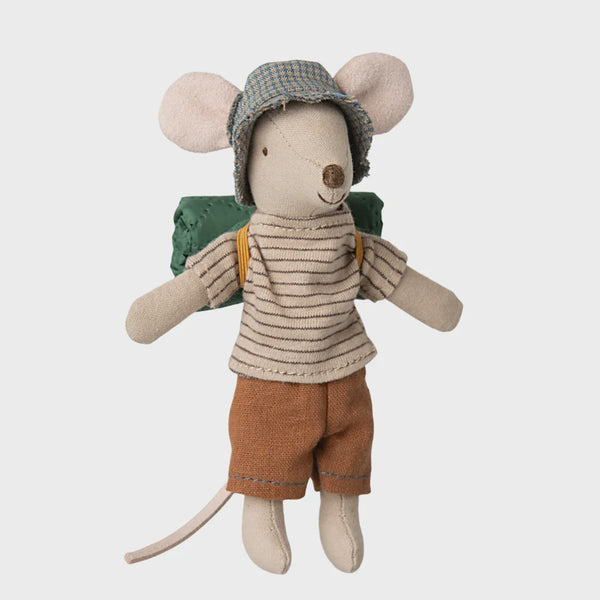 Maileg Hiker Mouse Big Brother thin stripes