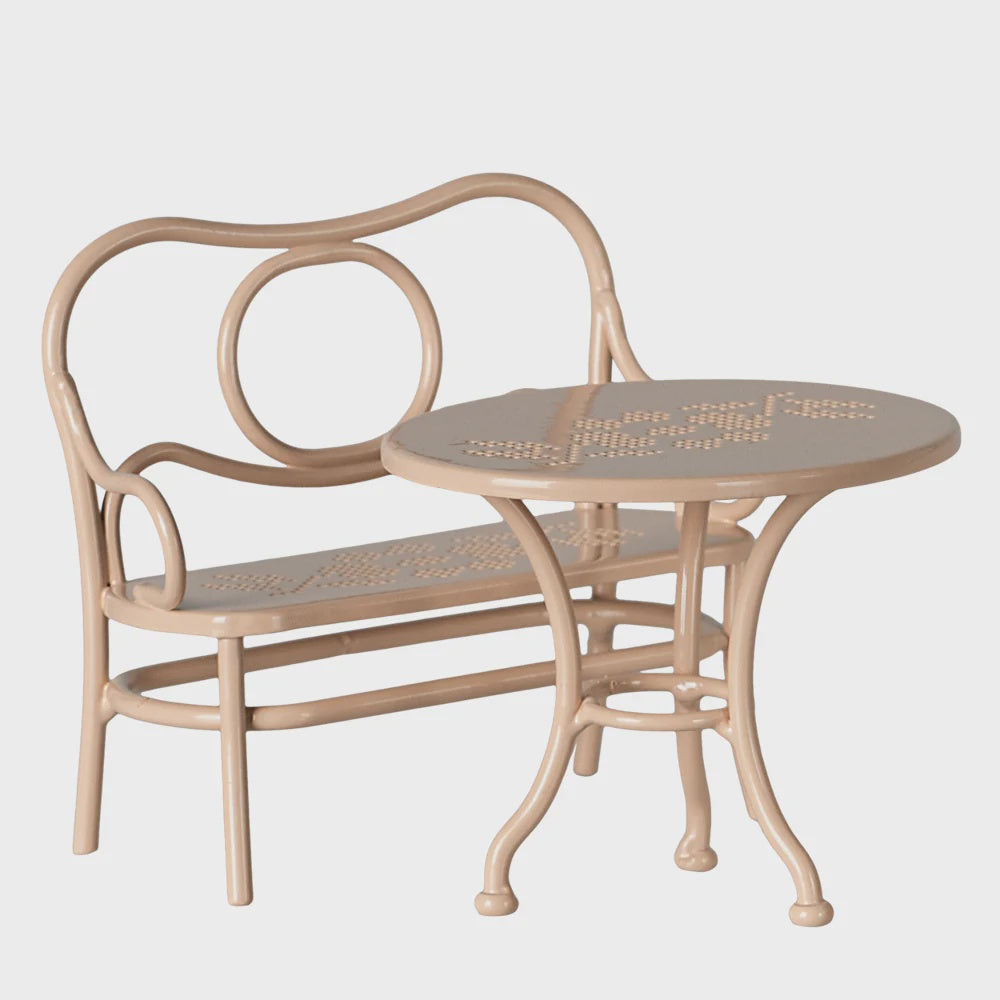 Maileg Cafe Set Mouse Big Pale Pink