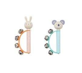 Wooden Koala & Bunny Handbell