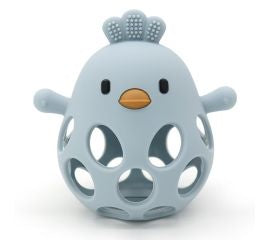 Blue or Pink Silicone Chicken teether