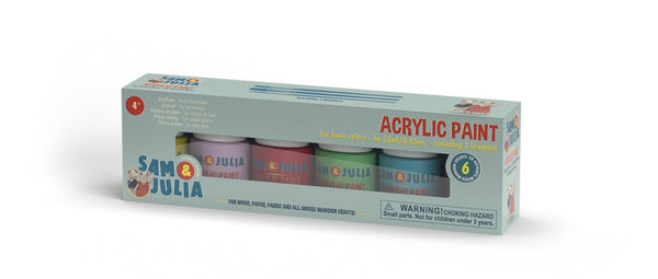 Sam & Julia paint set with brushes