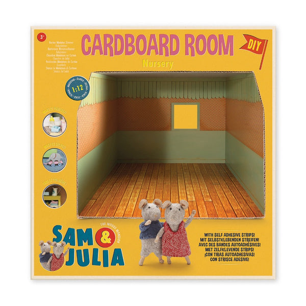 Sam& Julia cardboard room nursery