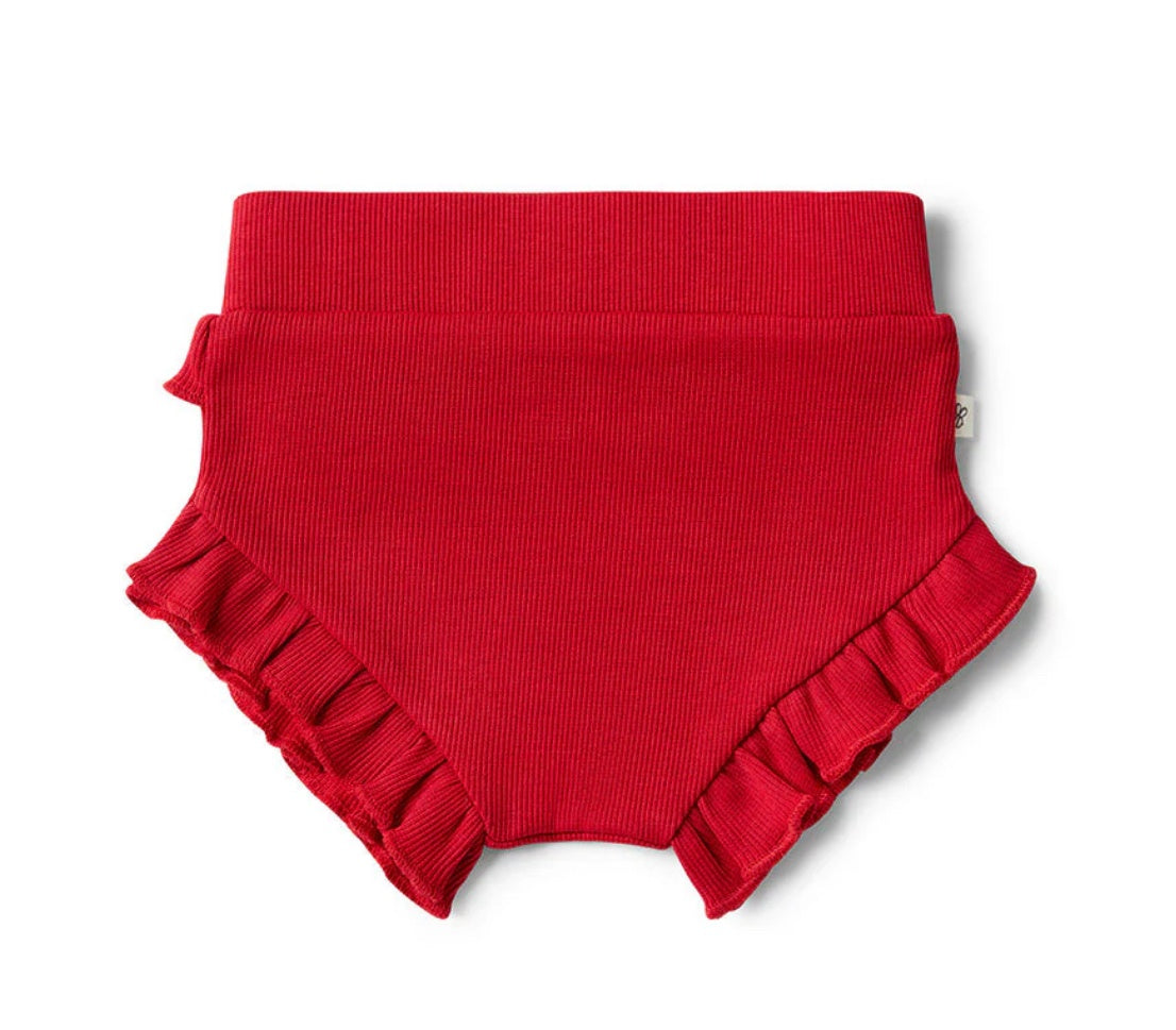 red Organic Bloomers