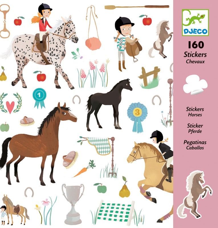 Djeco horse stickers