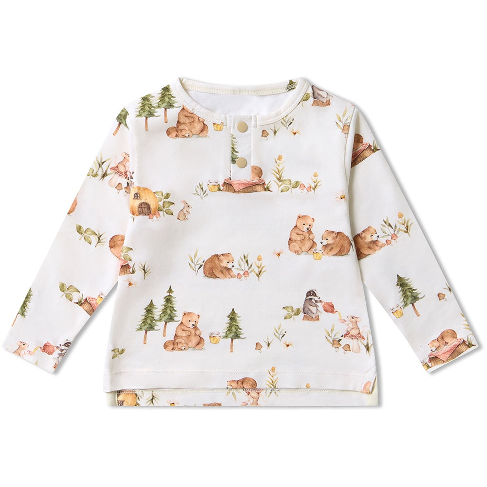 Bears Organic Long Sleeved Top