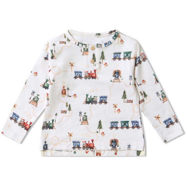Trains Long Sleeved T Shirt