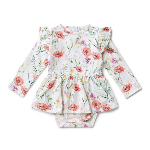 Meadow Long Sleeve Organic Dress