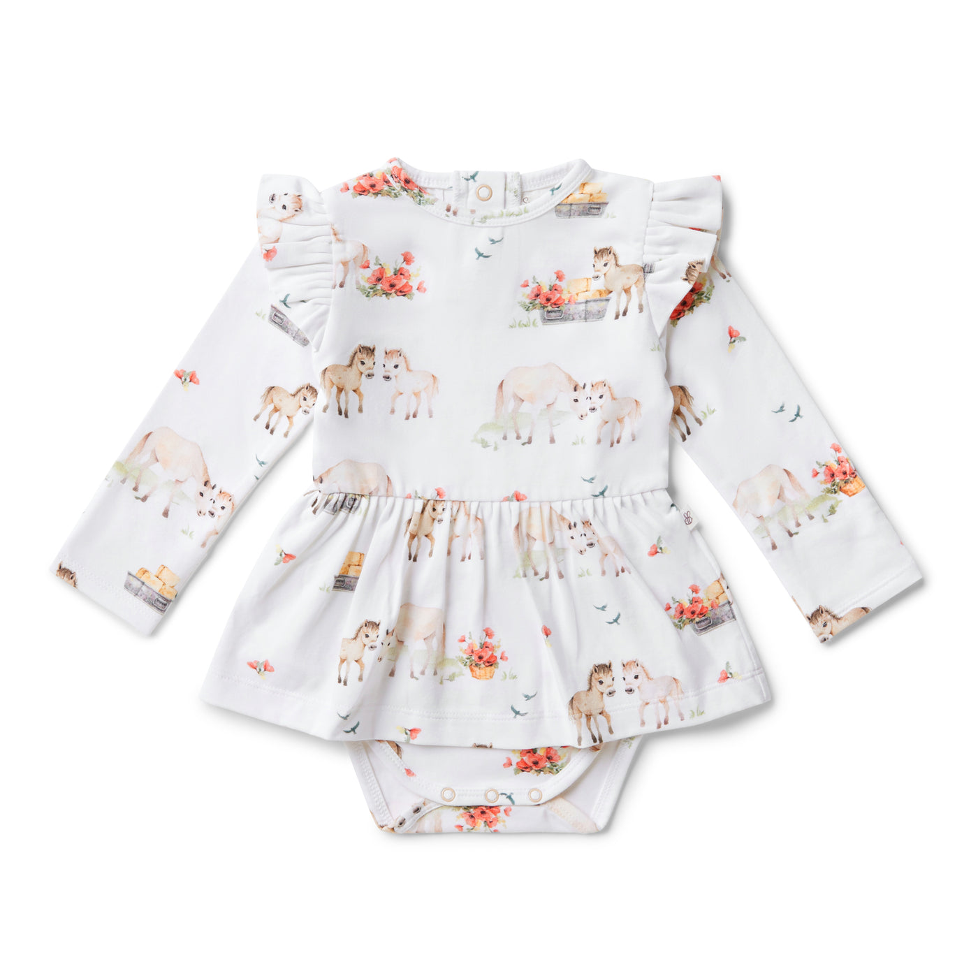 Pony Pals long sleeved Organic Dress