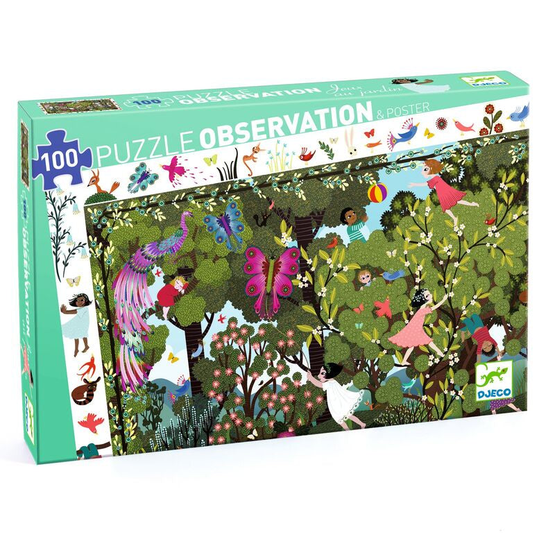 Djeco Garden Play Time Observation Puzzle
