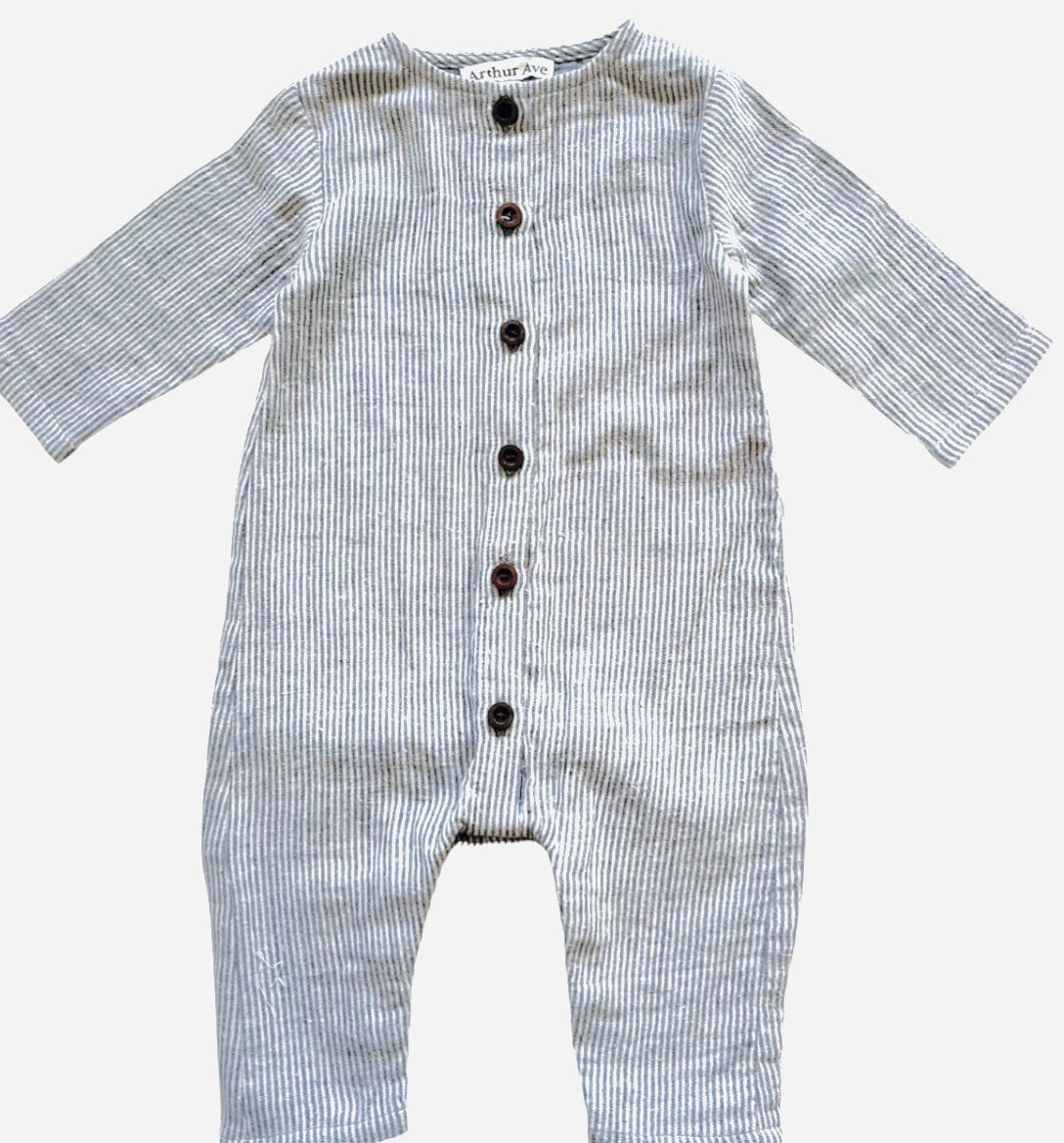 Neutral striped suit