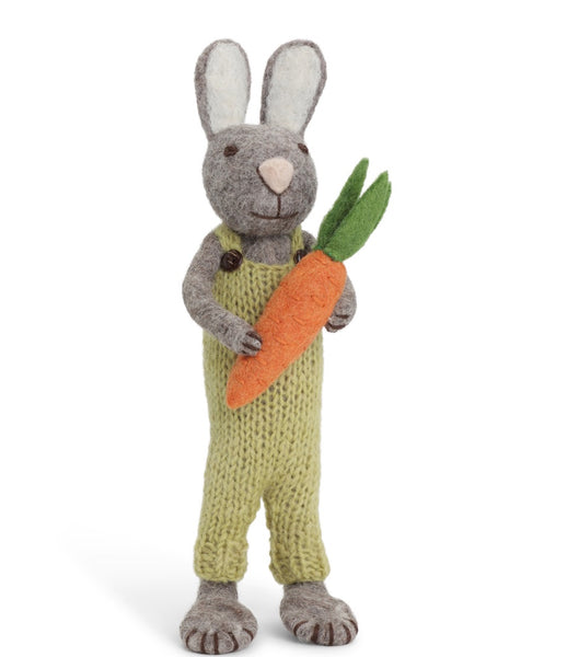 Bunny Big grey pants and carrot