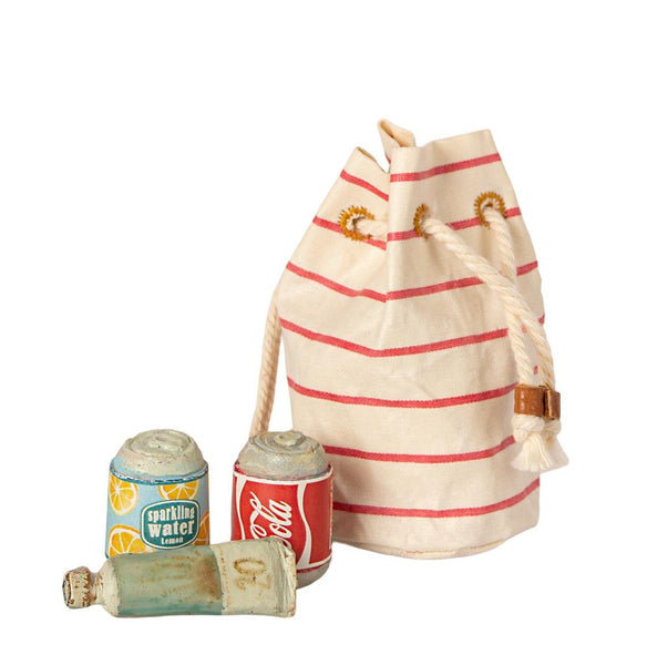 Maileg miniature beach bag essentials