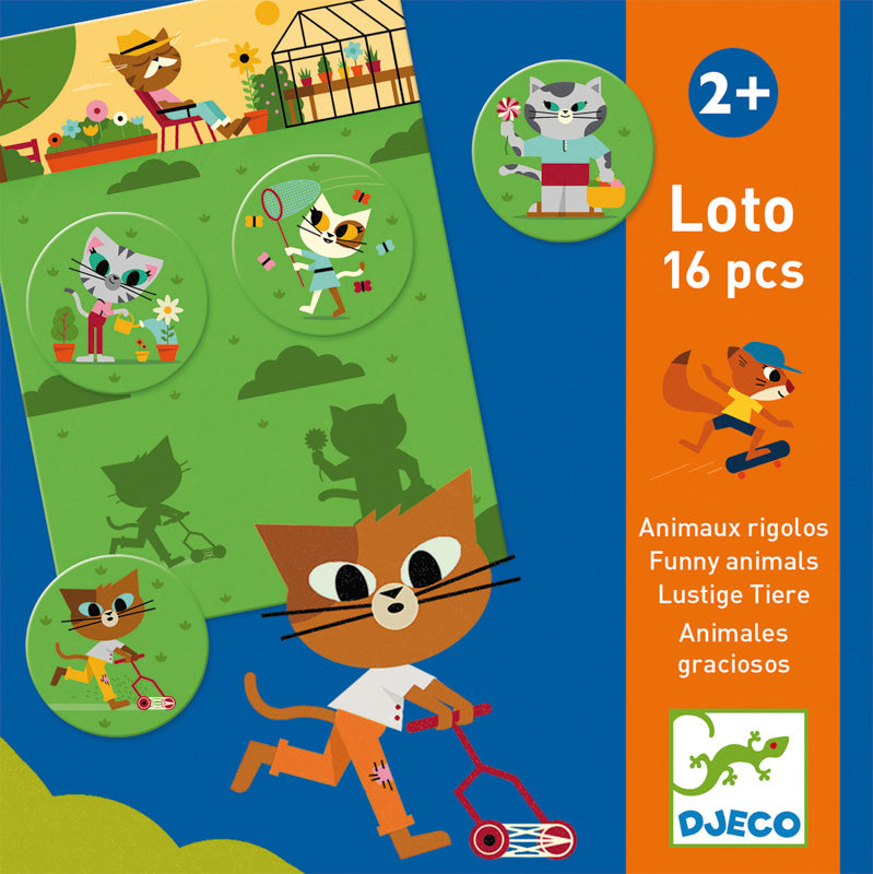 Djeco lotto funny animals game