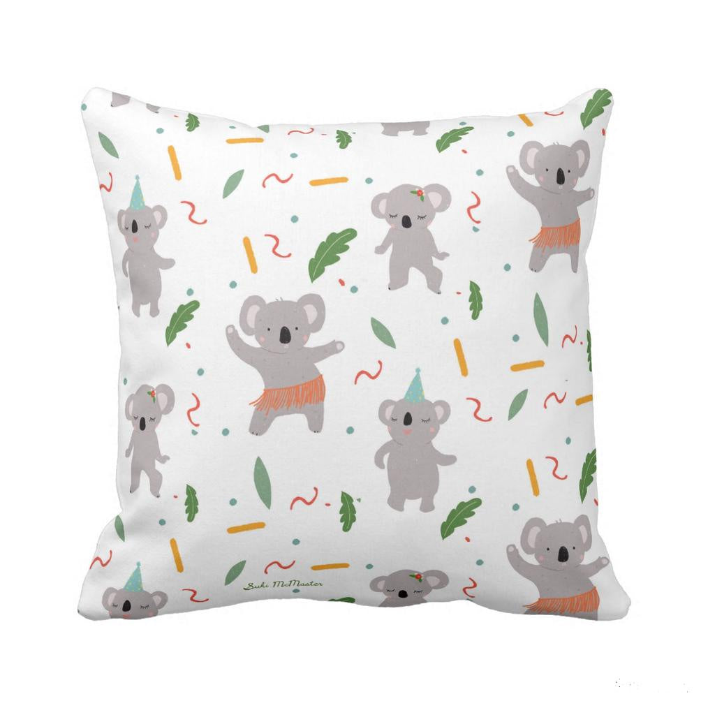 Suki McMaster cushion cover dancing koala