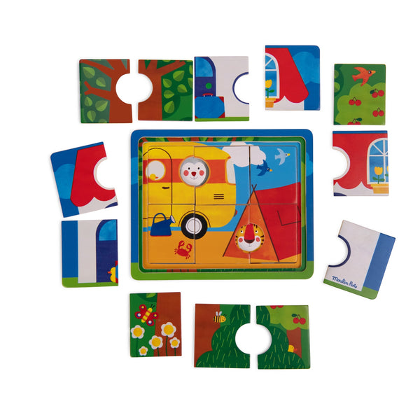 Les Popipop 3 level puzzle