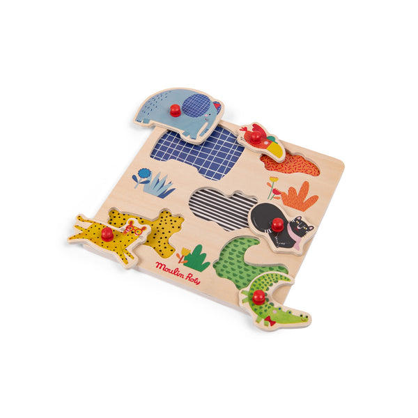 Les Toupitis animal peg puzzle