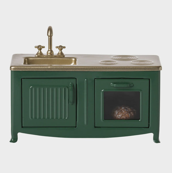 Maileg Kitchen for mouse dark green