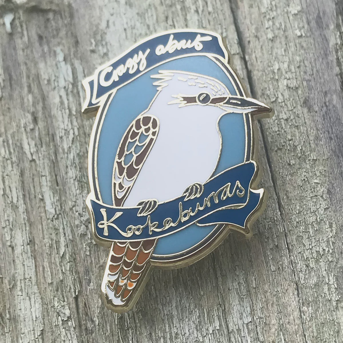 Enamel Pin Crazy About Kookaburras