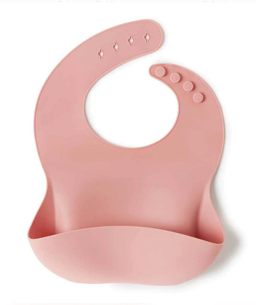 Silicone bib Rose