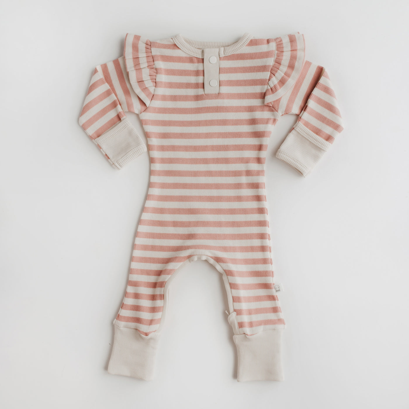 Rose Stripe Organic Growsuit