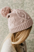 Vivienne knitted Hat ballet pink marle