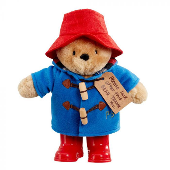 Paddington Bear with boots and coat soft toy 22cm