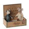 Maileg Grandma and Grandpa mice in  box