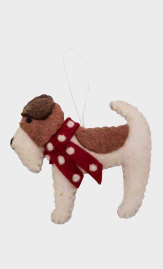 Pashom felt Fairtrade Fox Terrier