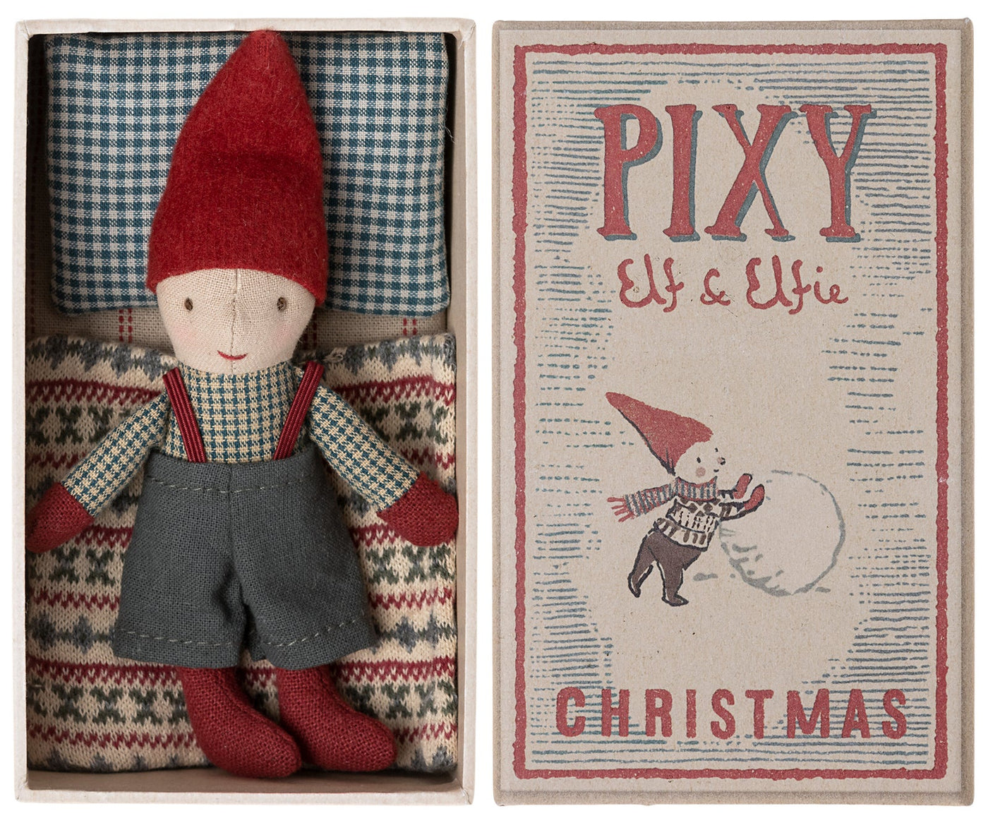 Maileg Pixy Elf in matchbox