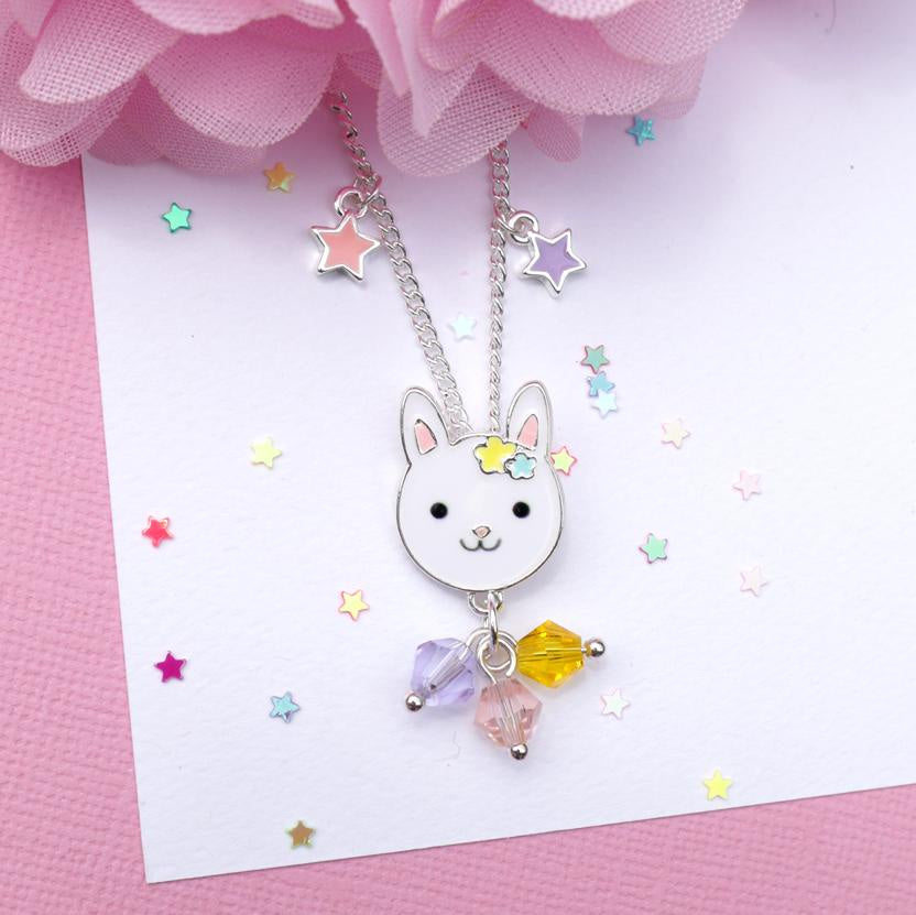 Tea Party Bunny Necklace bunny