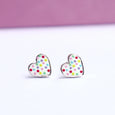 Lauren Hinkley Confetti Heart earrings