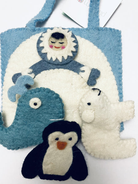 Pashom Arctic finger puppets Playbag