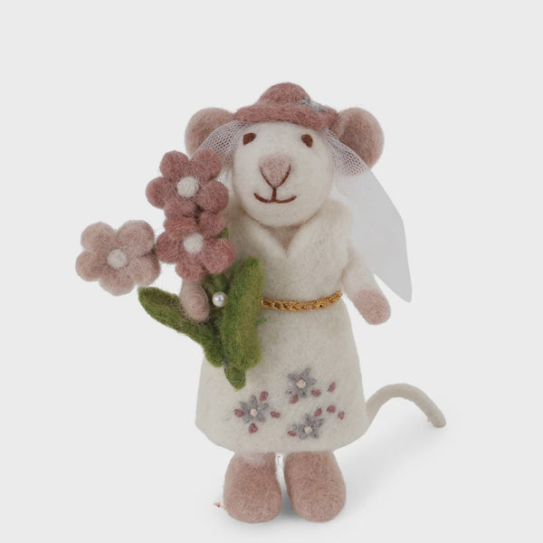 Mouse Bride small white