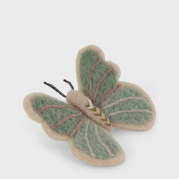 Butterfly ornament felt handmade
