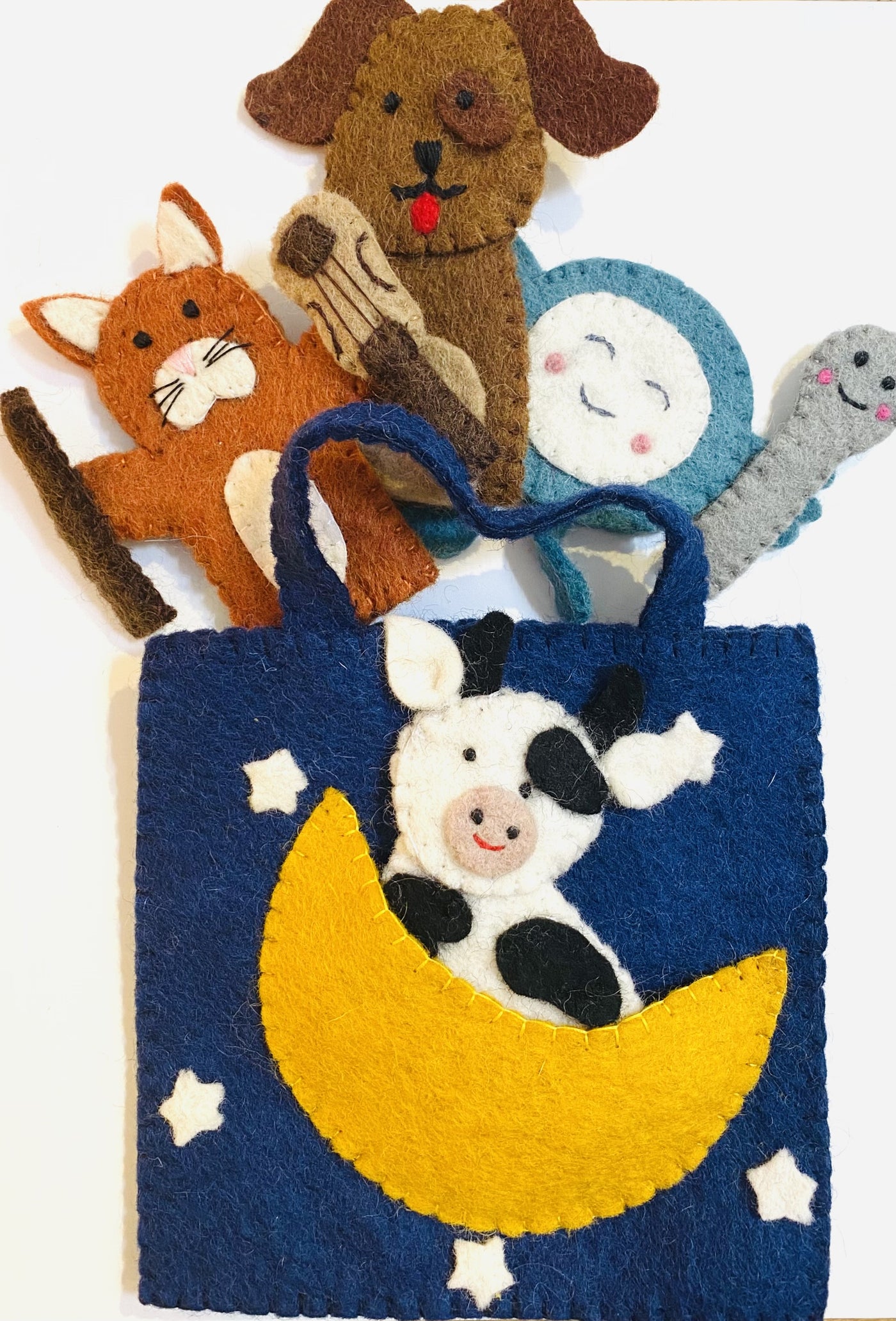 Pashom Felt puppet bag HeyDiddle nursery rhyme