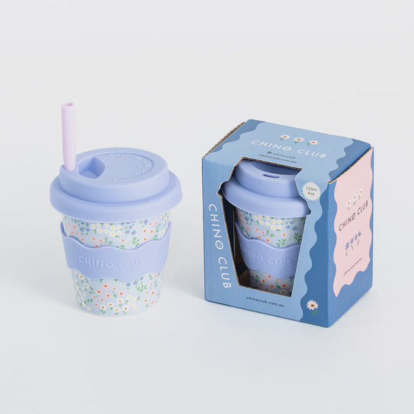 Blue Floral Chino Cup 4oz