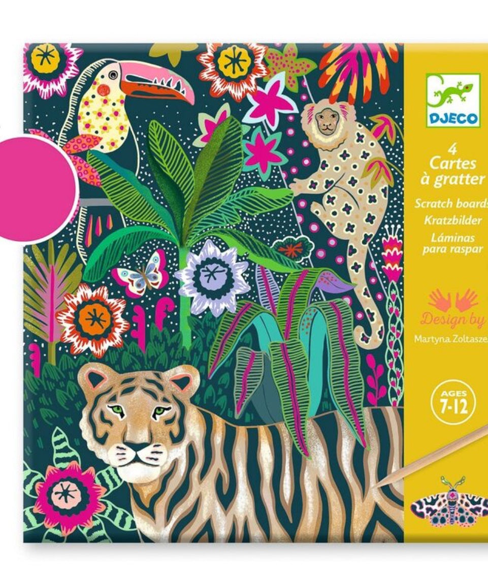 Rococo Newton Jungle Scratch Cards