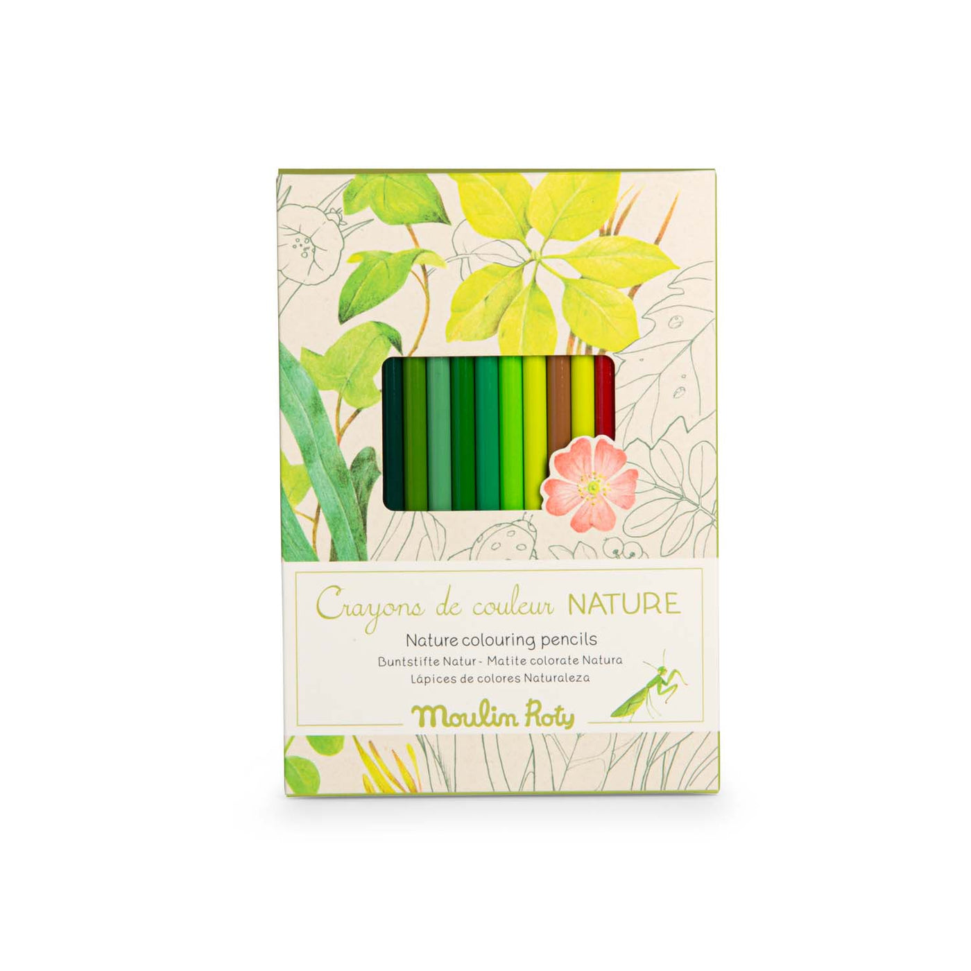 Le Jardin  colouring pencils