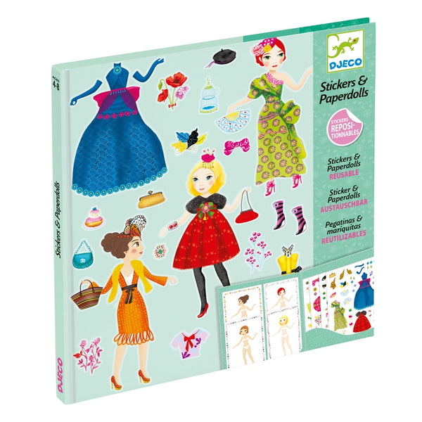 Djeco massive  Fashion Stickers and paper dolls