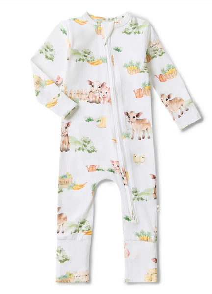 Farm Organic Snugglesuit Convertible Romper