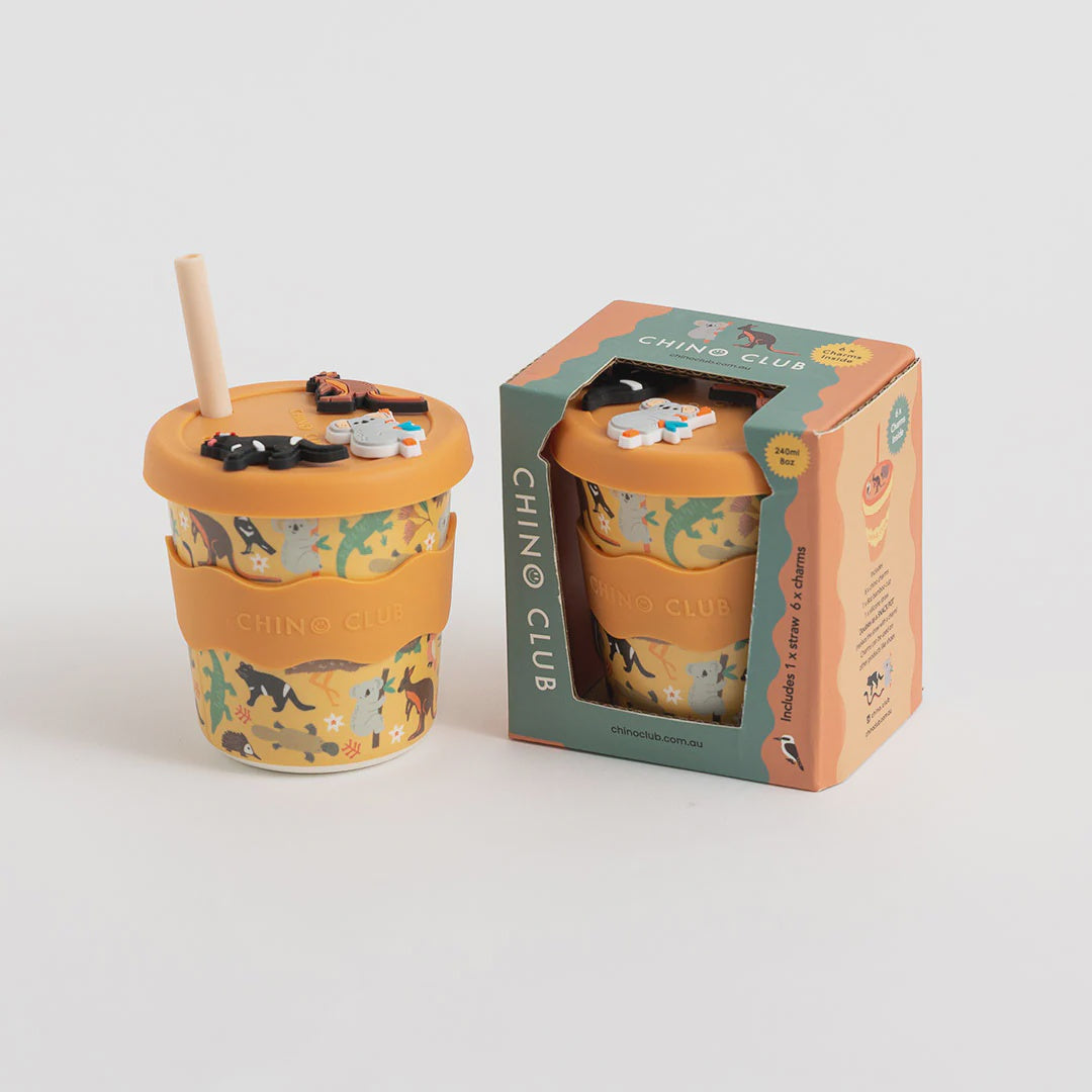 Aussie Animals Chino Charm Cup 8oz
