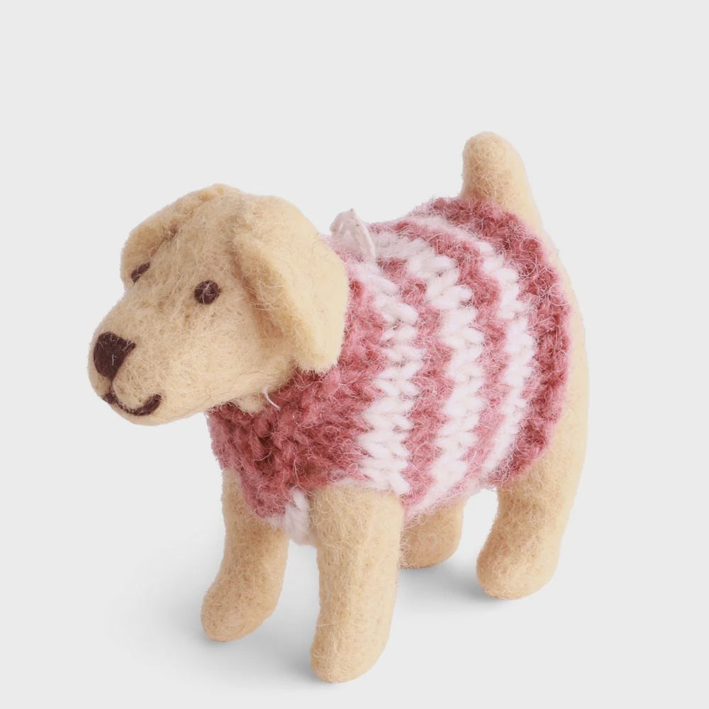 Gry & Sif felted Labrador decoration