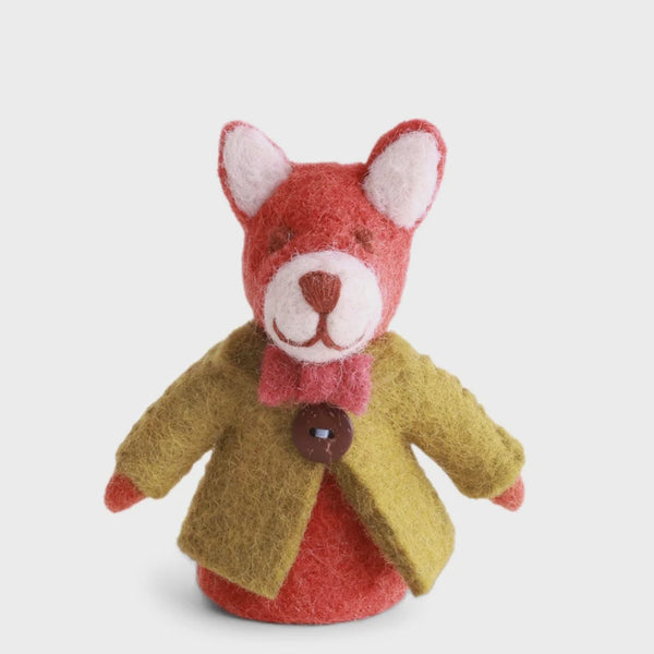 Gry & Sif Felted finger puppet Fox