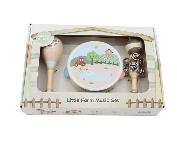 Onya Kids Little Farm 3 Pcs Music Set Spring